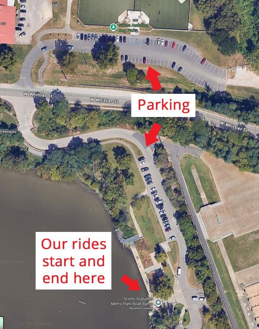 Scioto Audubon Metro Park launch location